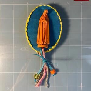 handmade mini wall decoration of Our Lady of Fatima